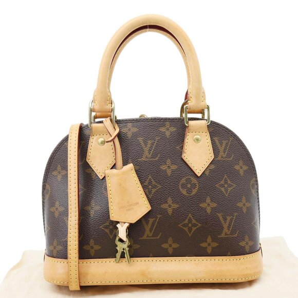 Louis Vuitton  Alma BB Monogram Canvas Crossbody Bag Brown - Picture 3 of 15